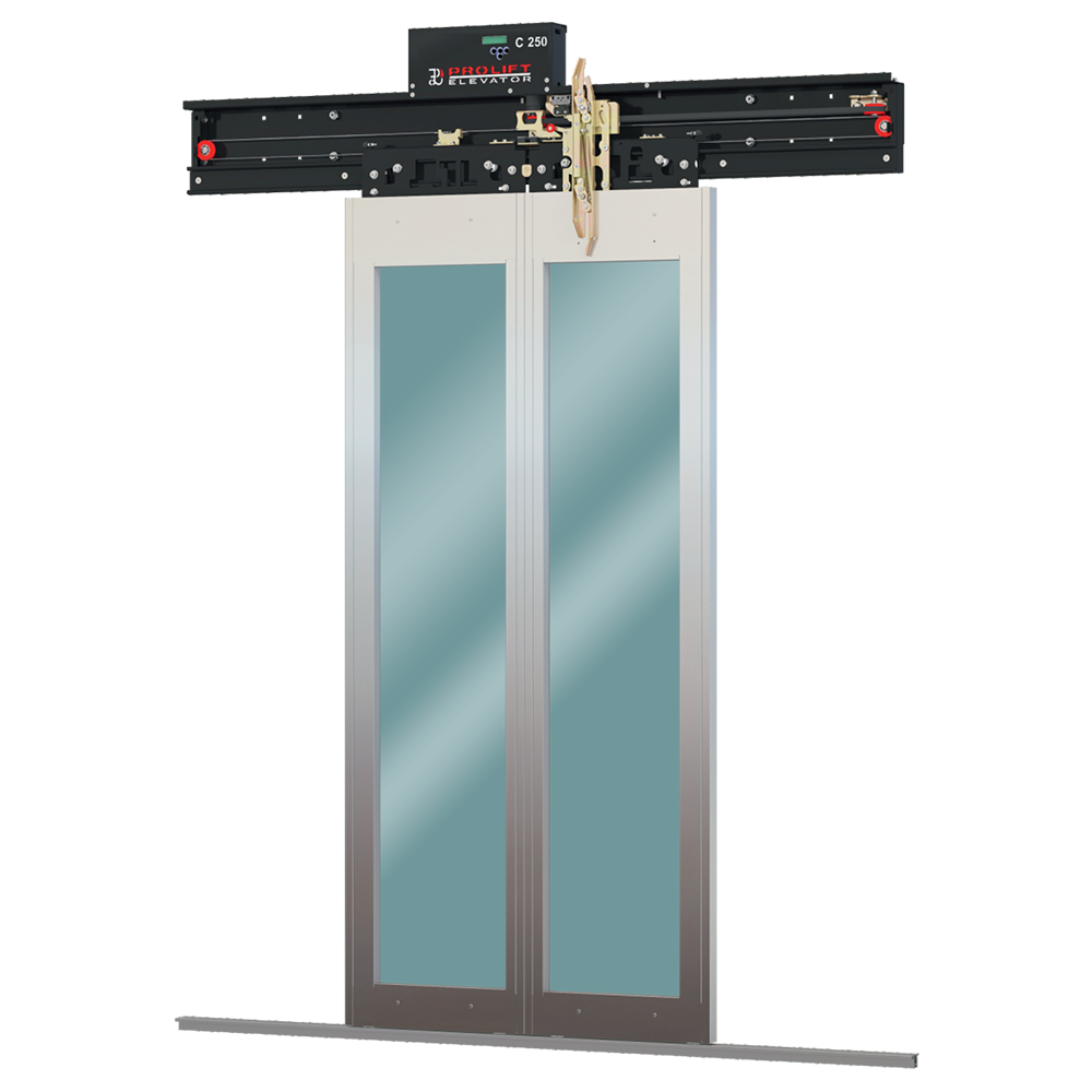 2 Panel Central Glass Cabinet door