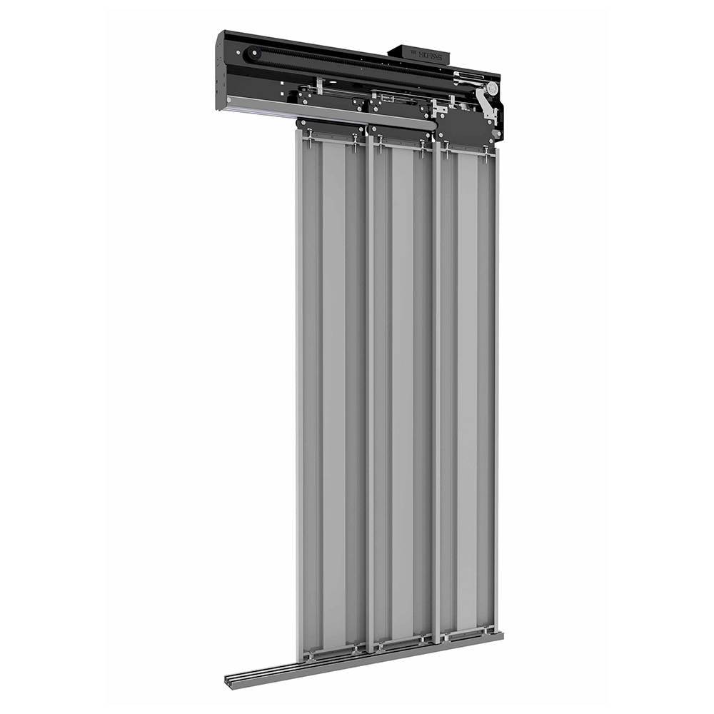 3 Panel Semi-Automatic Telescopic Cabin Door